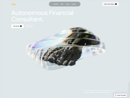 Autonomous Finances // Best storytelling website