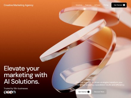 Creative Marketing Agency // Best storytelling website